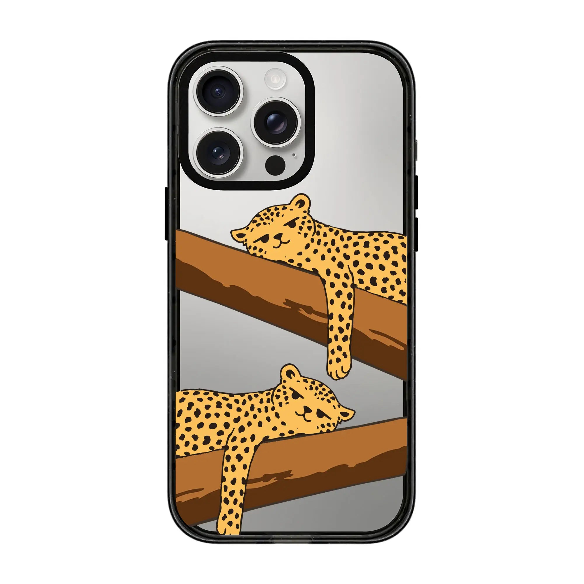 Leopard Siesta-Power Kılıf - Iphone 15 Pro