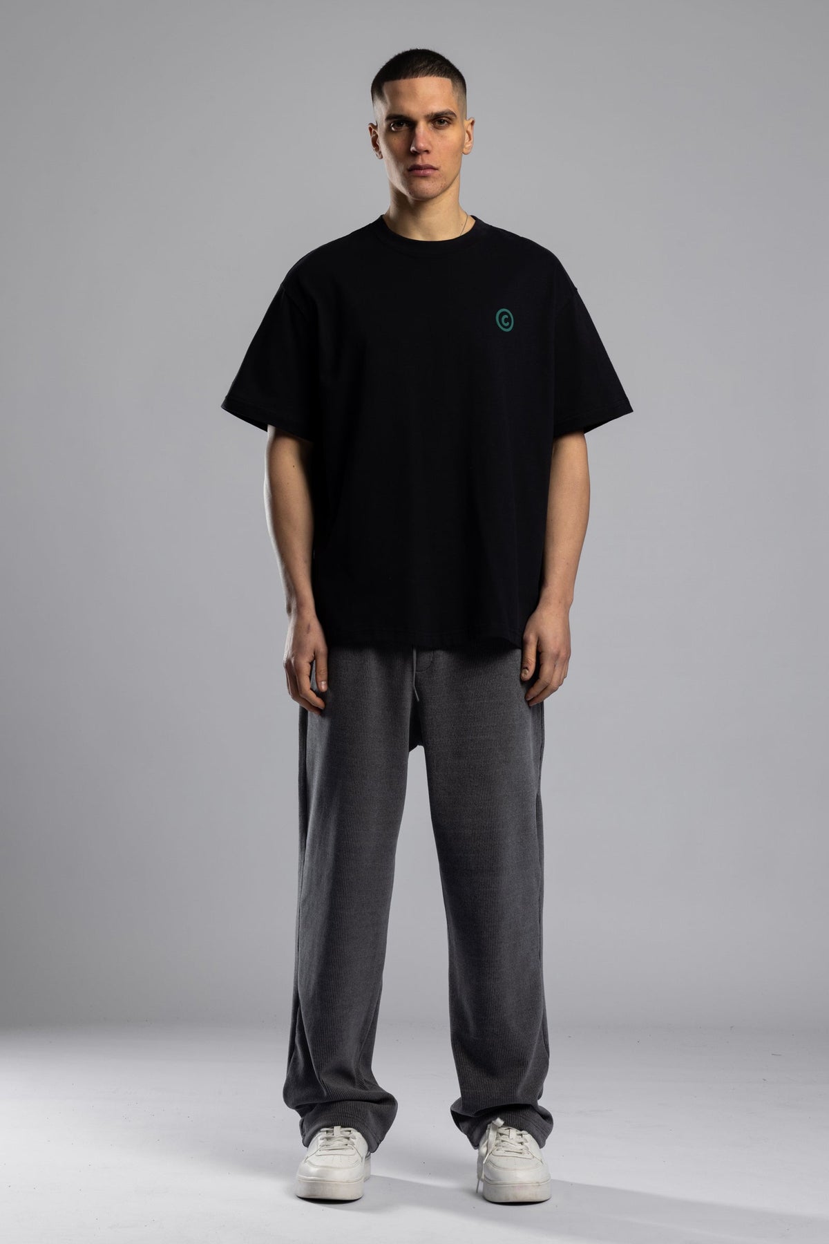 Good Will Kabartma Baskılı T-Shirt