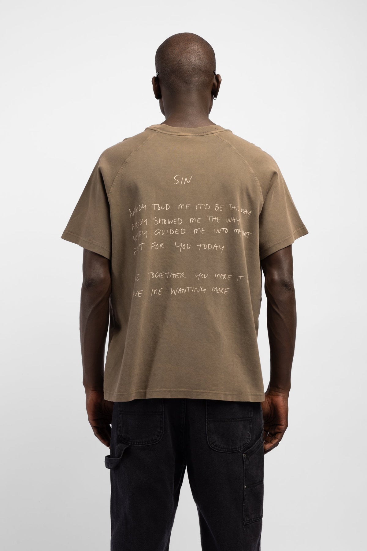 Yazı Baskılı Oversize T-Shirt