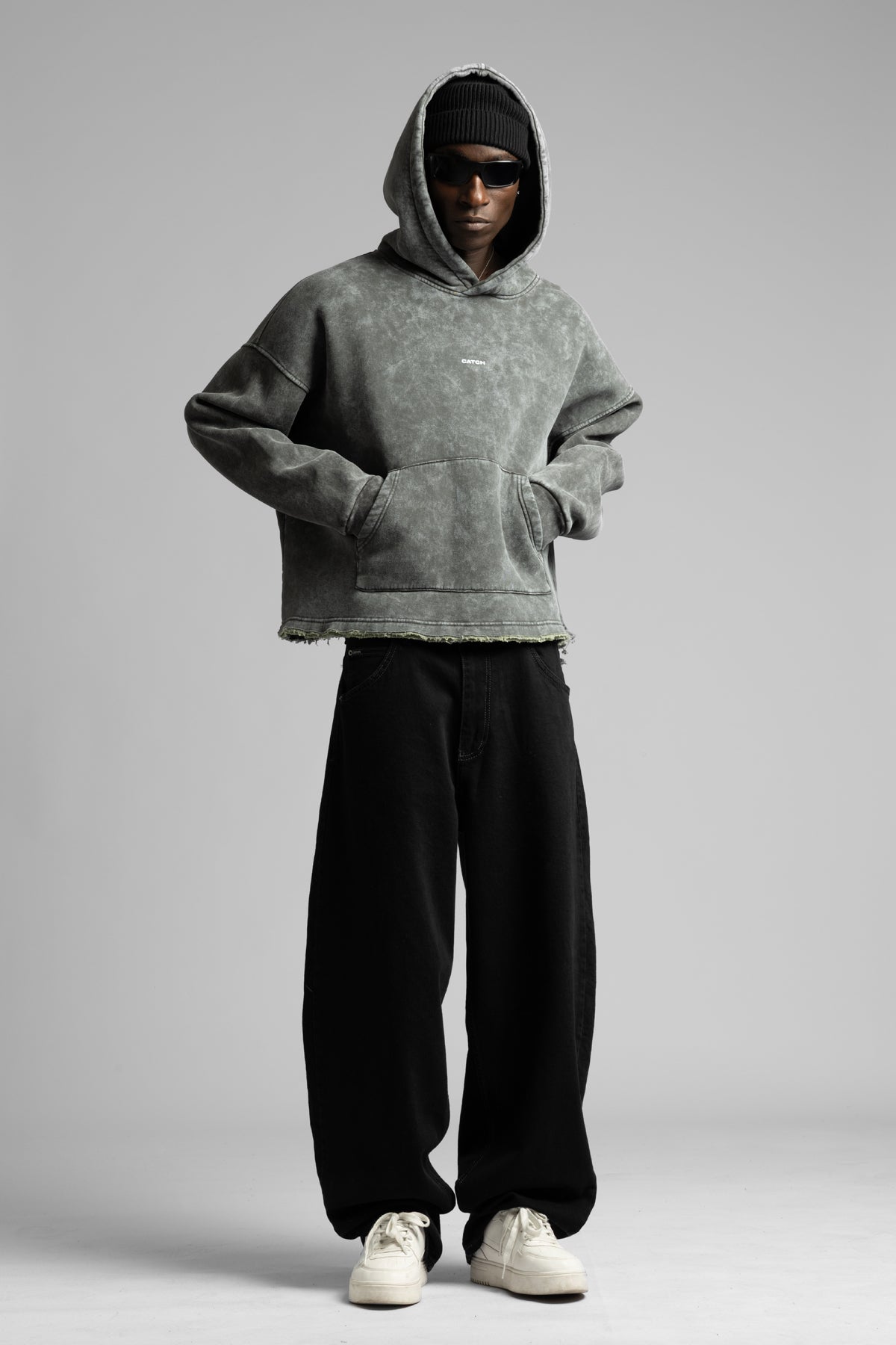 Catch-Yıkamalı Kapüşonlu Sweatshirt-Sweatshirt-9-milagron.live