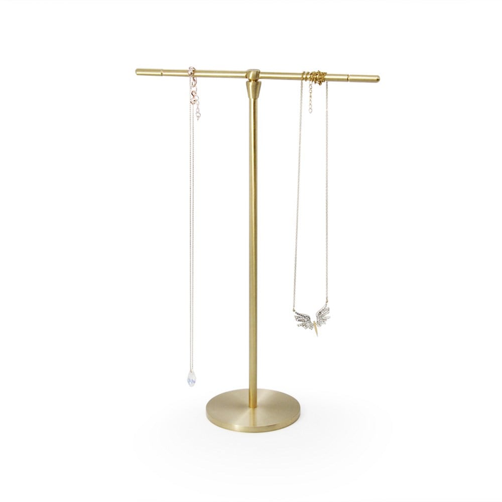 Coho Objet-Brazen El Yapımı Pirinç Takılık Askı 24 Cm-Takı Standı-1-milagron.live