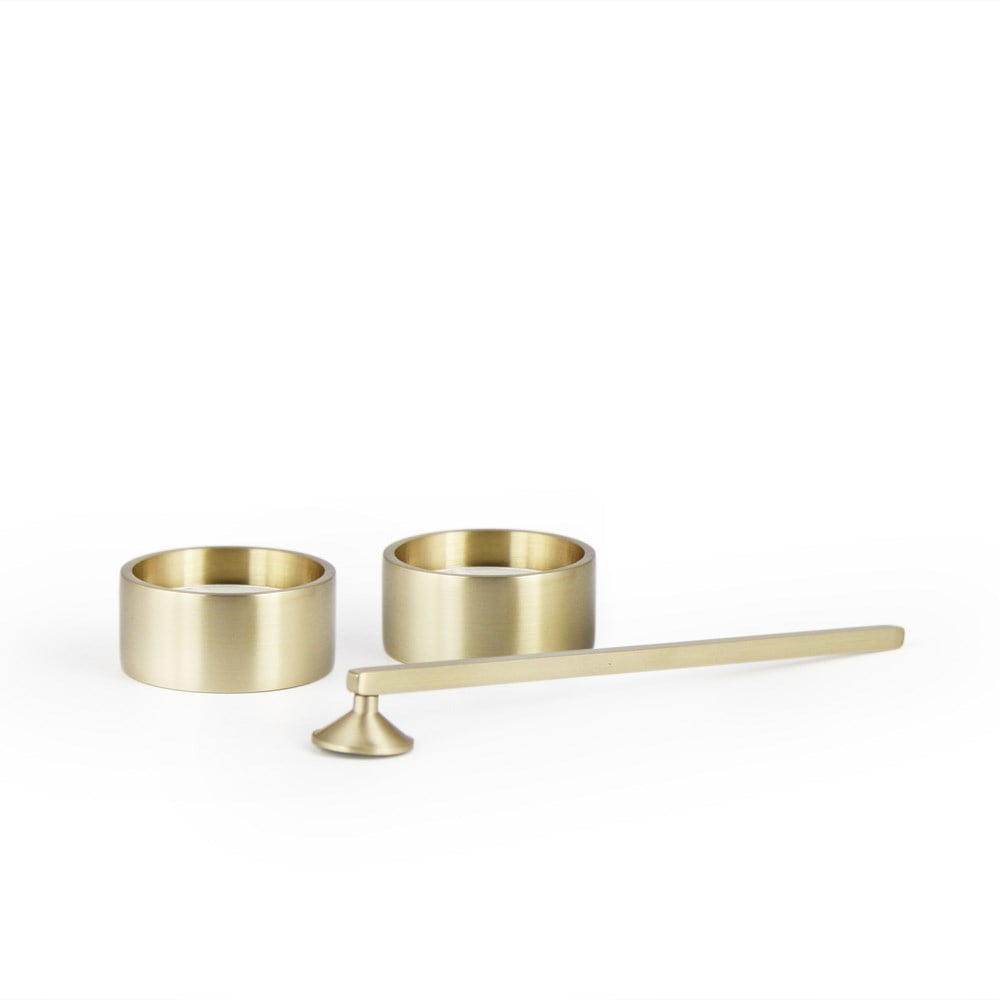 Coho Objet-Brazen şık Prinç Tealigt 2 Li Set & Mum Söndürücü Set-Mum Söndürücü-1-milagron.live