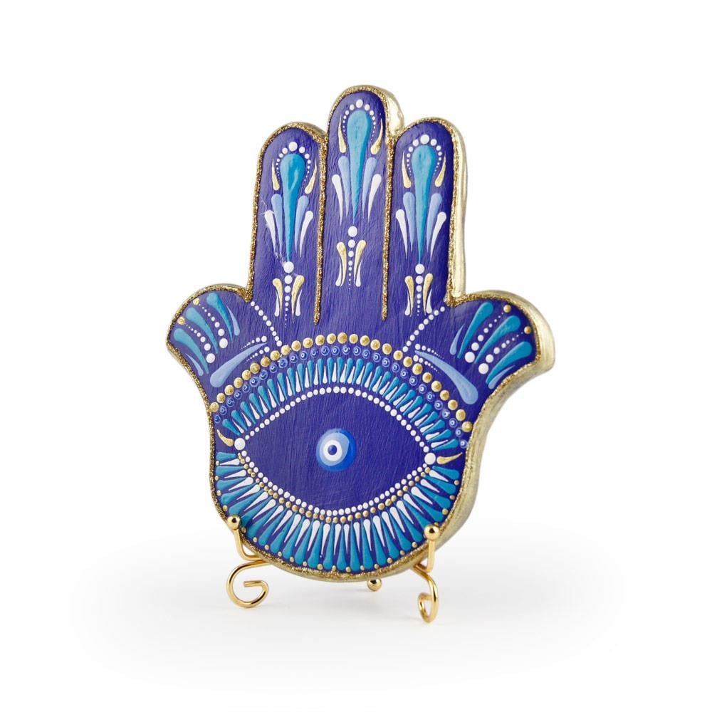 Coho Objet-Coho Art El Yapımı Hamsa Fatma Ana Eli Güç Simgesi-Biblo-1-milagron.live