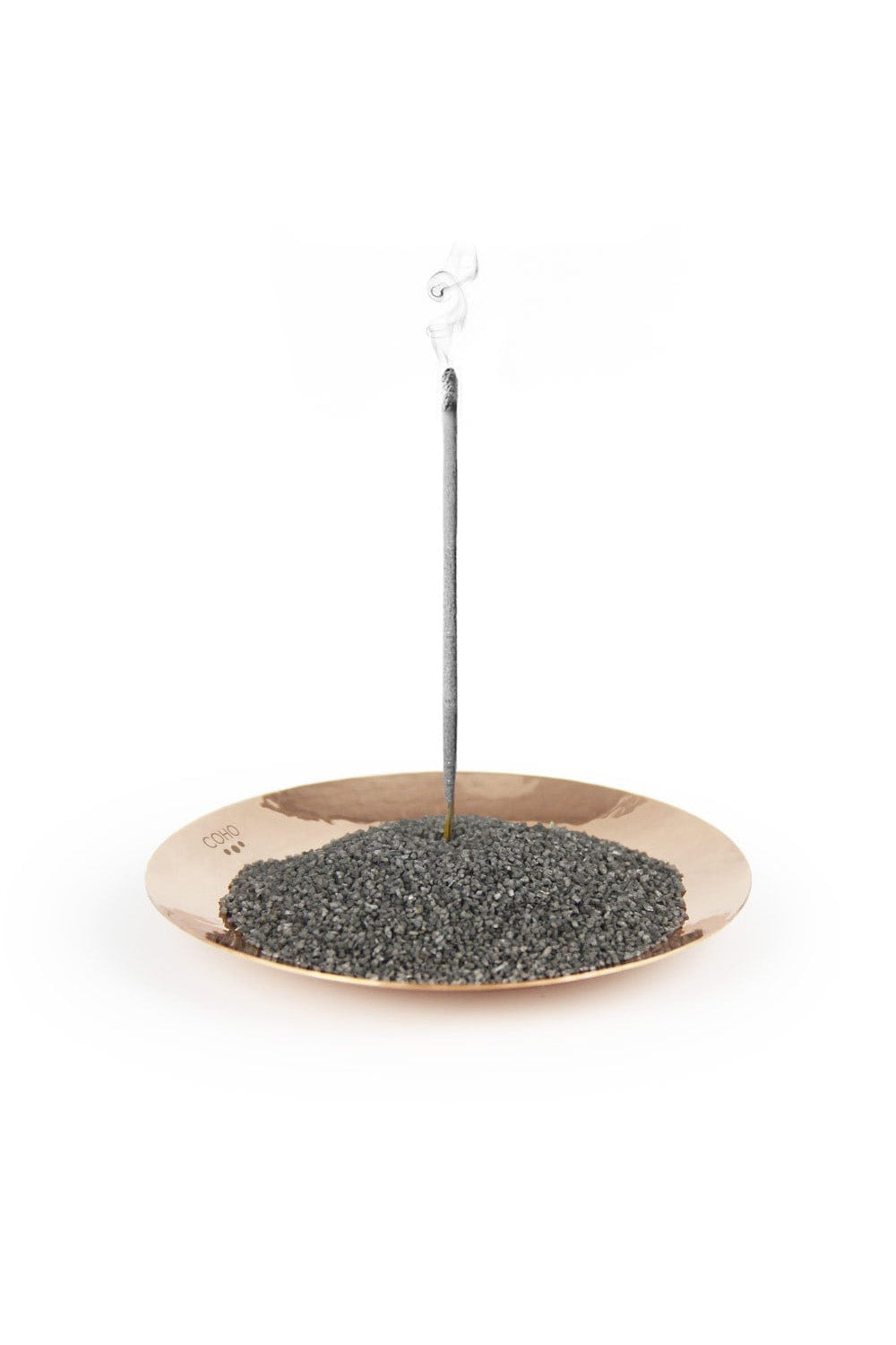 Coho Objet-Coho Artisan Namaste Dövme Bakır Mini Tütsü Tabağı-Tütsülük-2-milagron.live