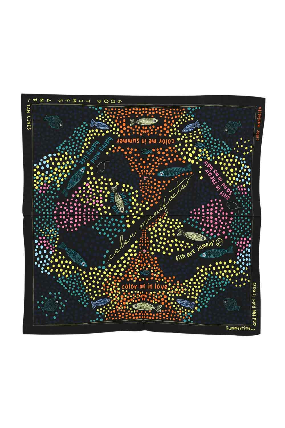 Color Manifesto-Good Times and Tan Lines Bandana & Fular-Şal & Fular-1-milagron.live