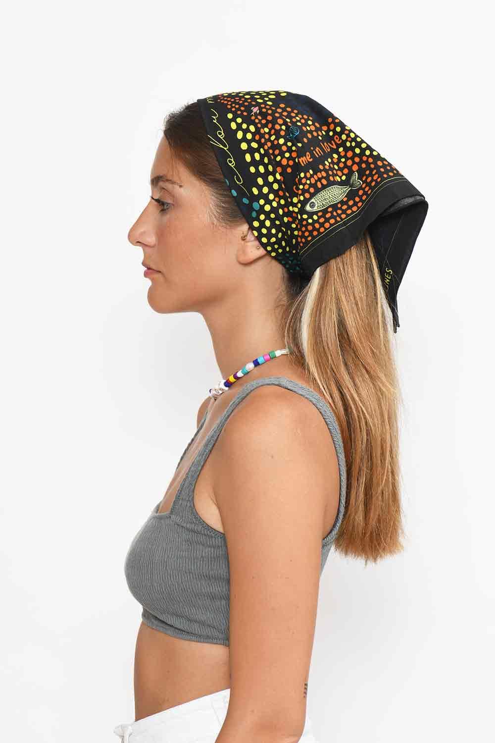 Color Manifesto-Good Times and Tan Lines Bandana & Fular-Şal & Fular-2-milagron.live