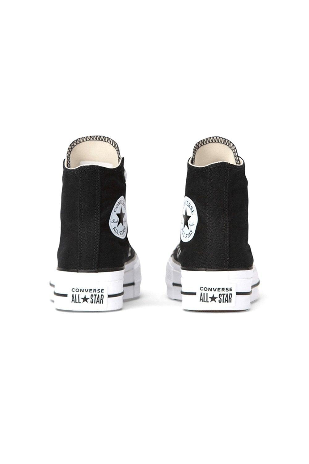 Converse-Canvas Platform Chuck Taylor All Star Hi Black/White/White-Sneakers-5-milagron.live