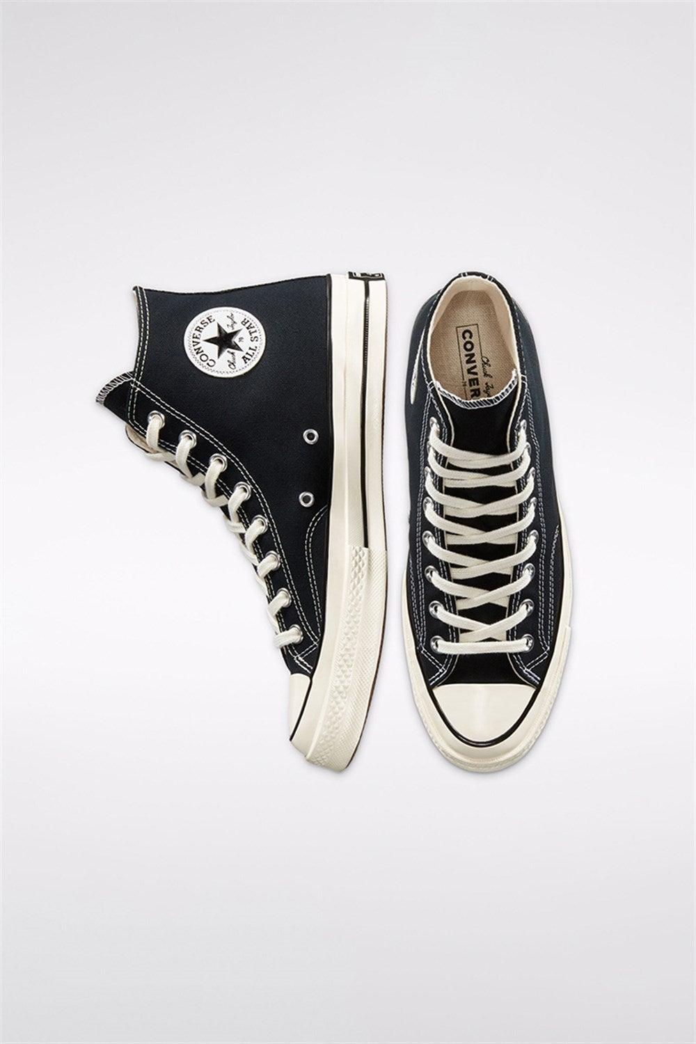 Converse-Chuck 70 Classic High Top Black/Black/Egret-Sneakers-2-milagron.live