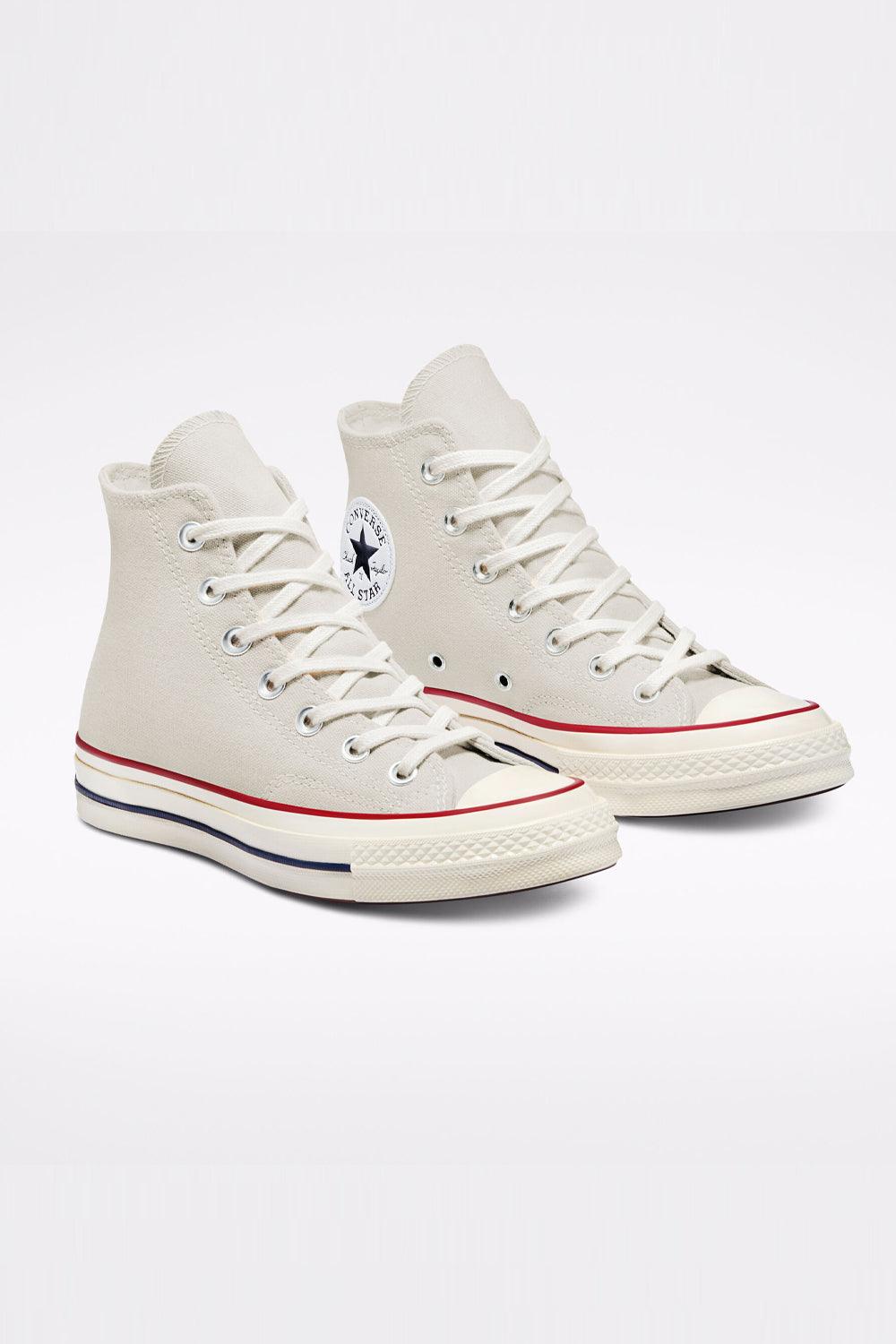 Converse-Chuck 70 Classic High Top Parchment/Garnet/Egret-Sneakers-5-milagron.live