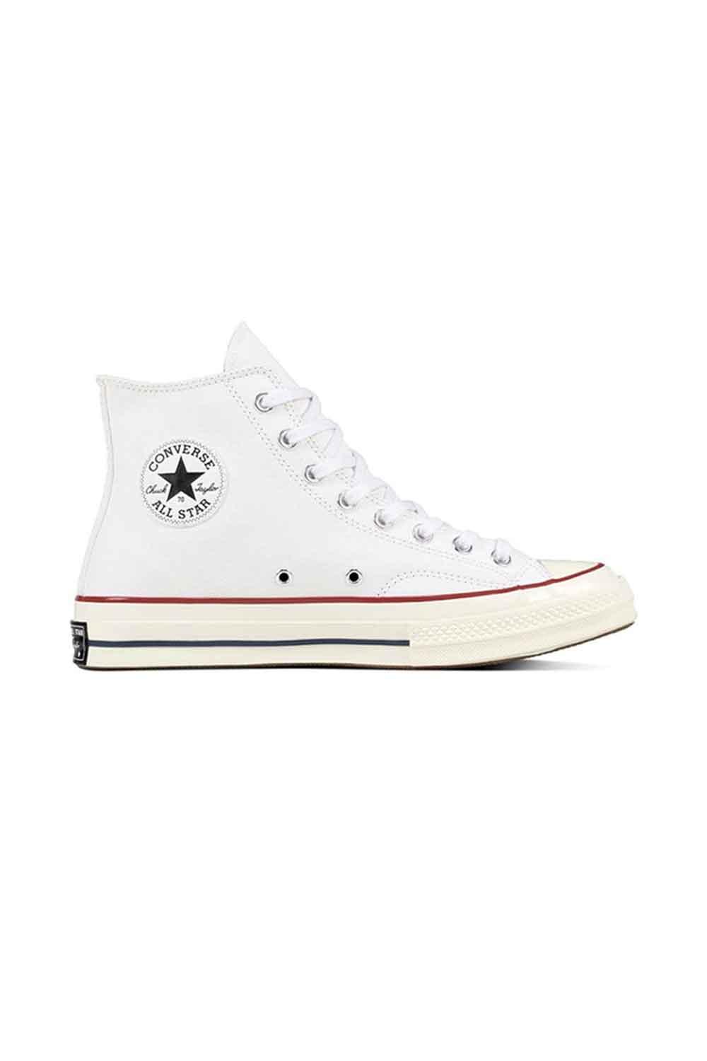 Converse-Chuck 70 Classic High Top White/Garnet/Egret-Sneakers-1-milagron.live