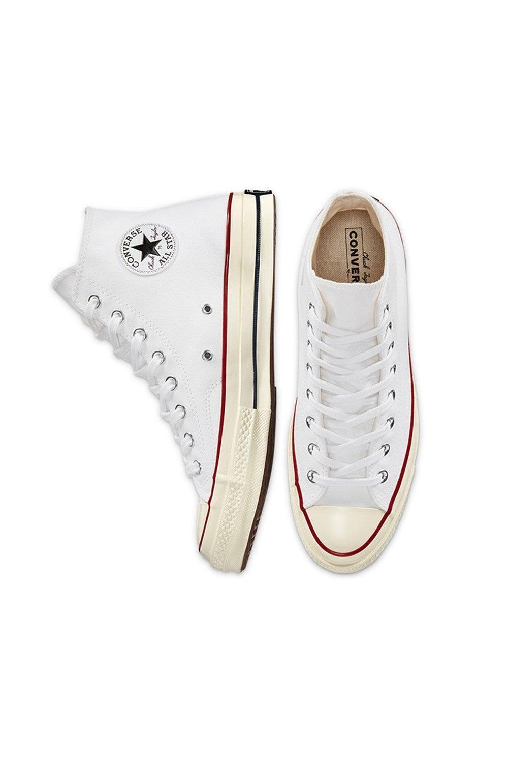 Converse-Chuck 70 Classic High Top White/Garnet/Egret-Sneakers-2-milagron.live