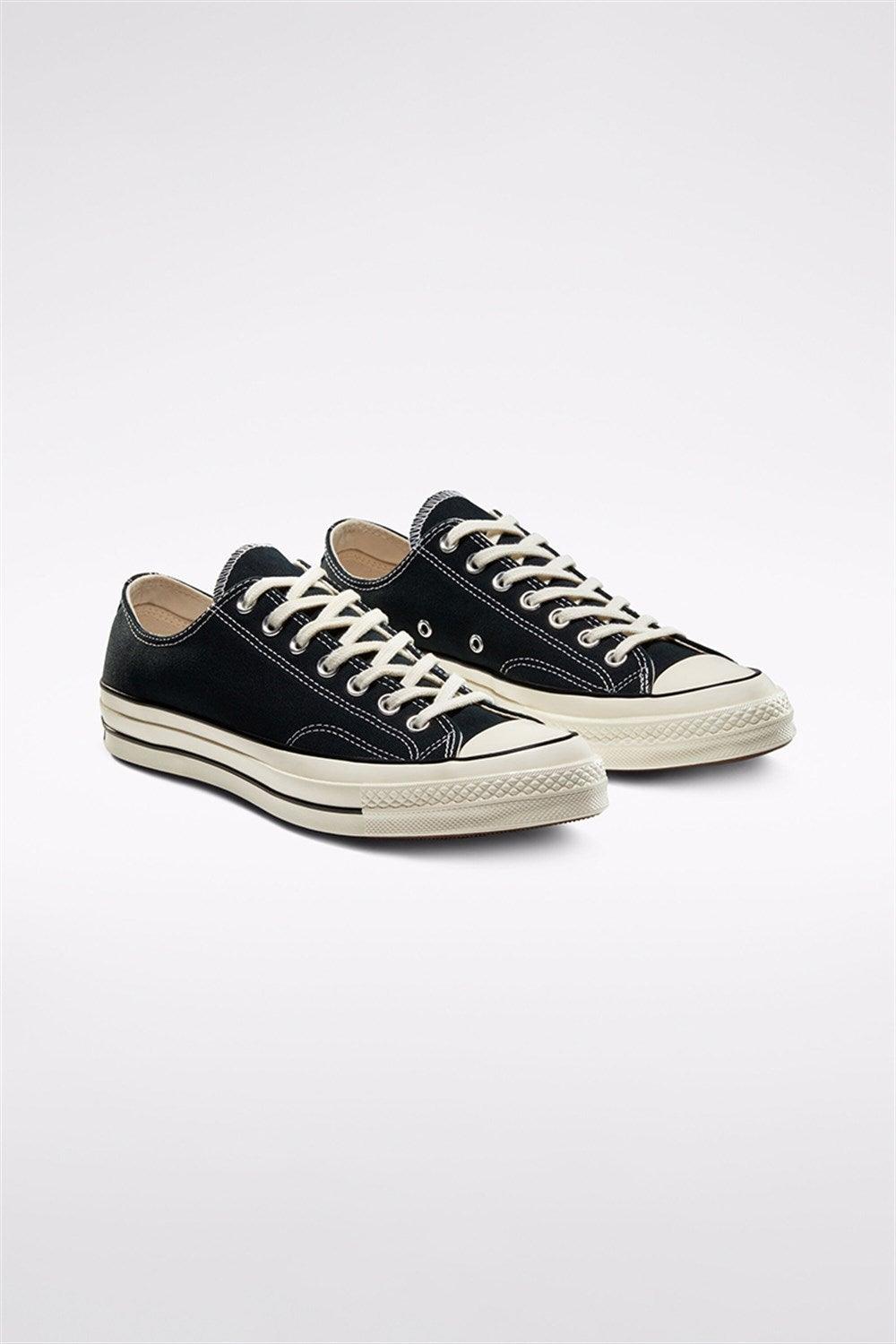 Converse-Chuck 70 Classic Low Top Black/Black/Egret-Sneakers-4-milagron.live