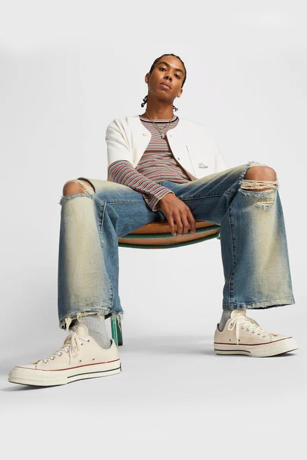 Converse-Chuck 70 Classic Low Top Parchment/Garnet/Egret-Sneakers-7-milagron.live