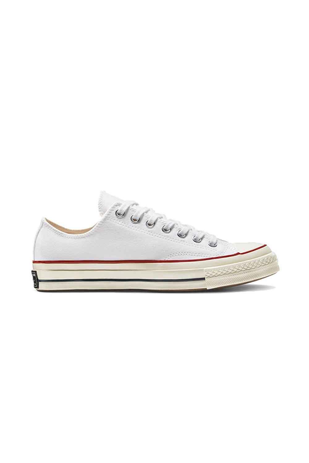 Converse-Chuck 70 Classic Low Top White/Garnet/Egret-Sneakers-1-milagron.live