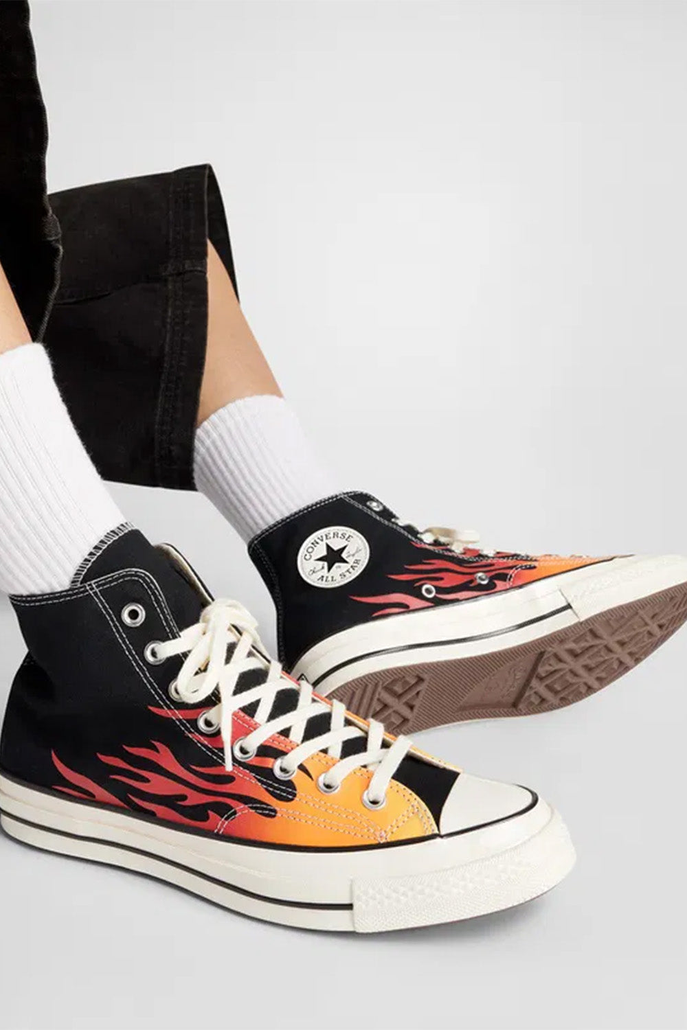 Converse-Chuck 70 Fire Unisex Alev Desenli Sneakers-Sneakers-6-milagron.live
