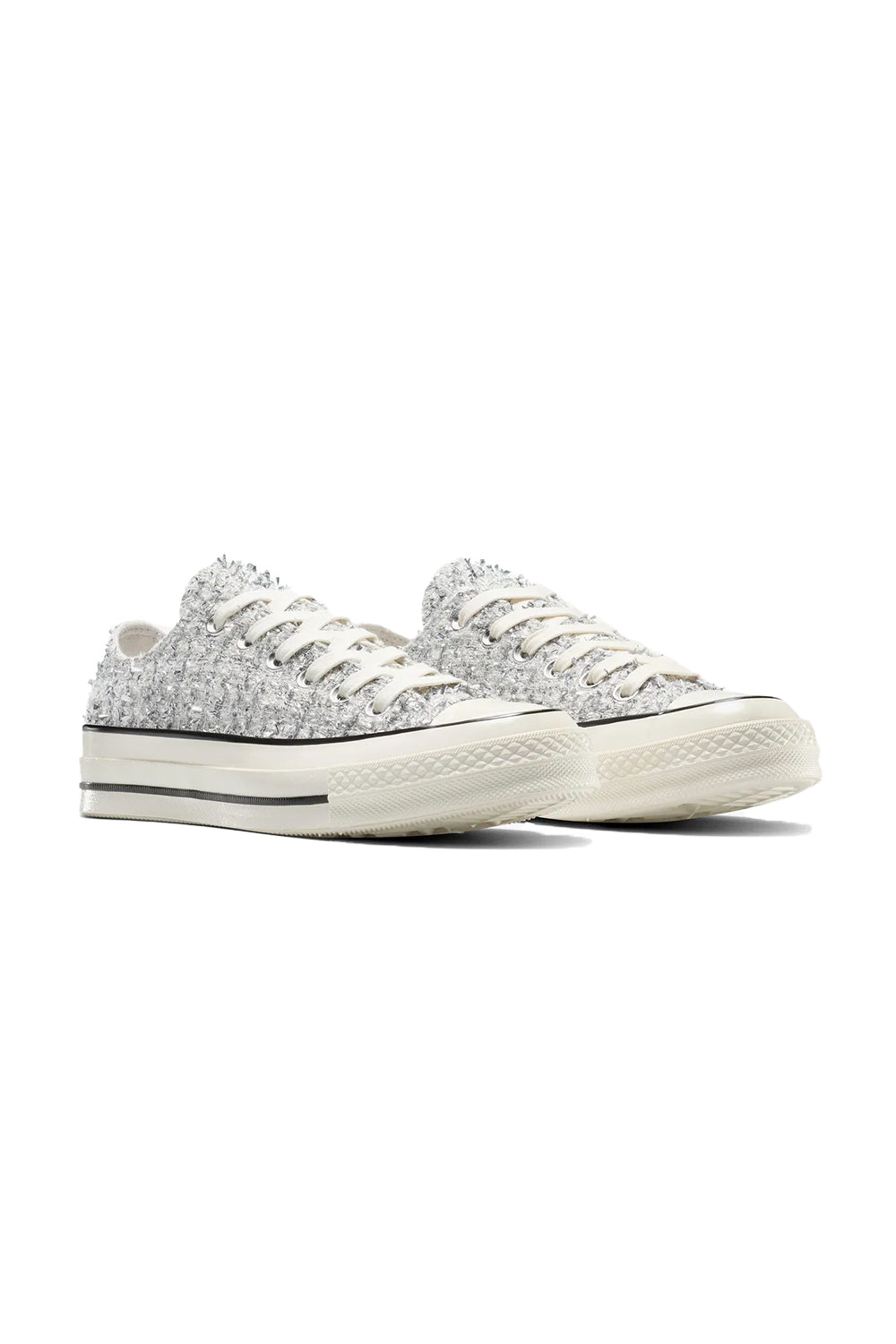 Converse-Chuck 70 Kadın Sparkle Silver Kadın Sneaker-Sneakers-2-milagron.live