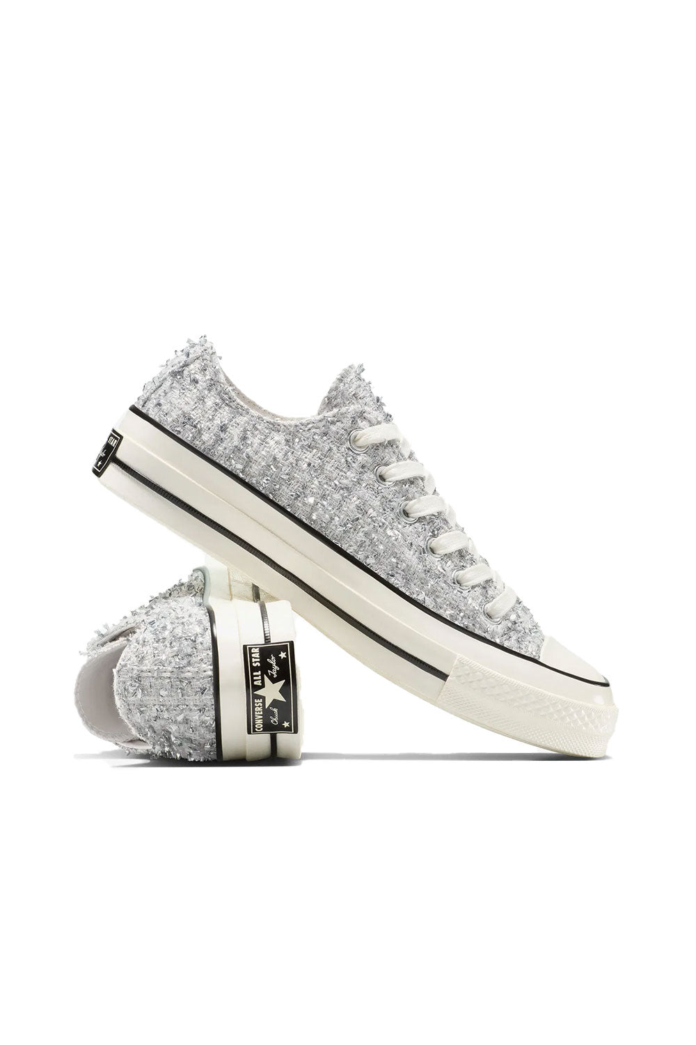 Converse-Chuck 70 Kadın Sparkle Silver Kadın Sneaker-Sneakers-7-milagron.live