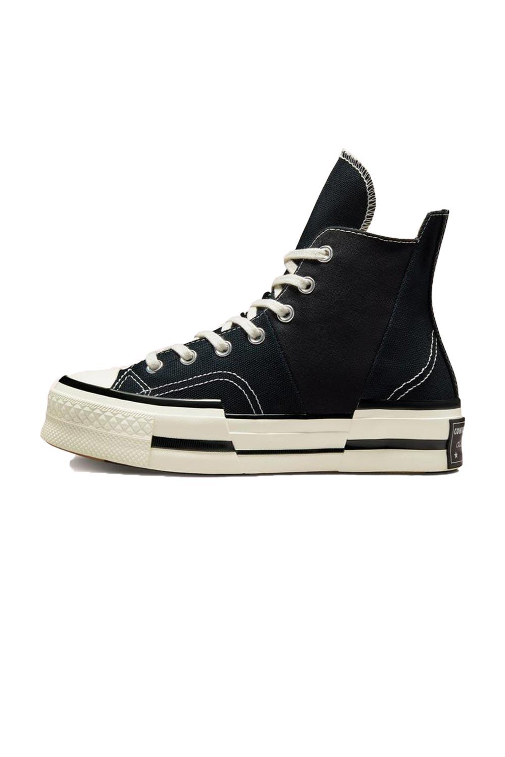 Converse-Chuck 70 Plus Hi Canvas Black/Egret-Sneakers-7-milagron.live