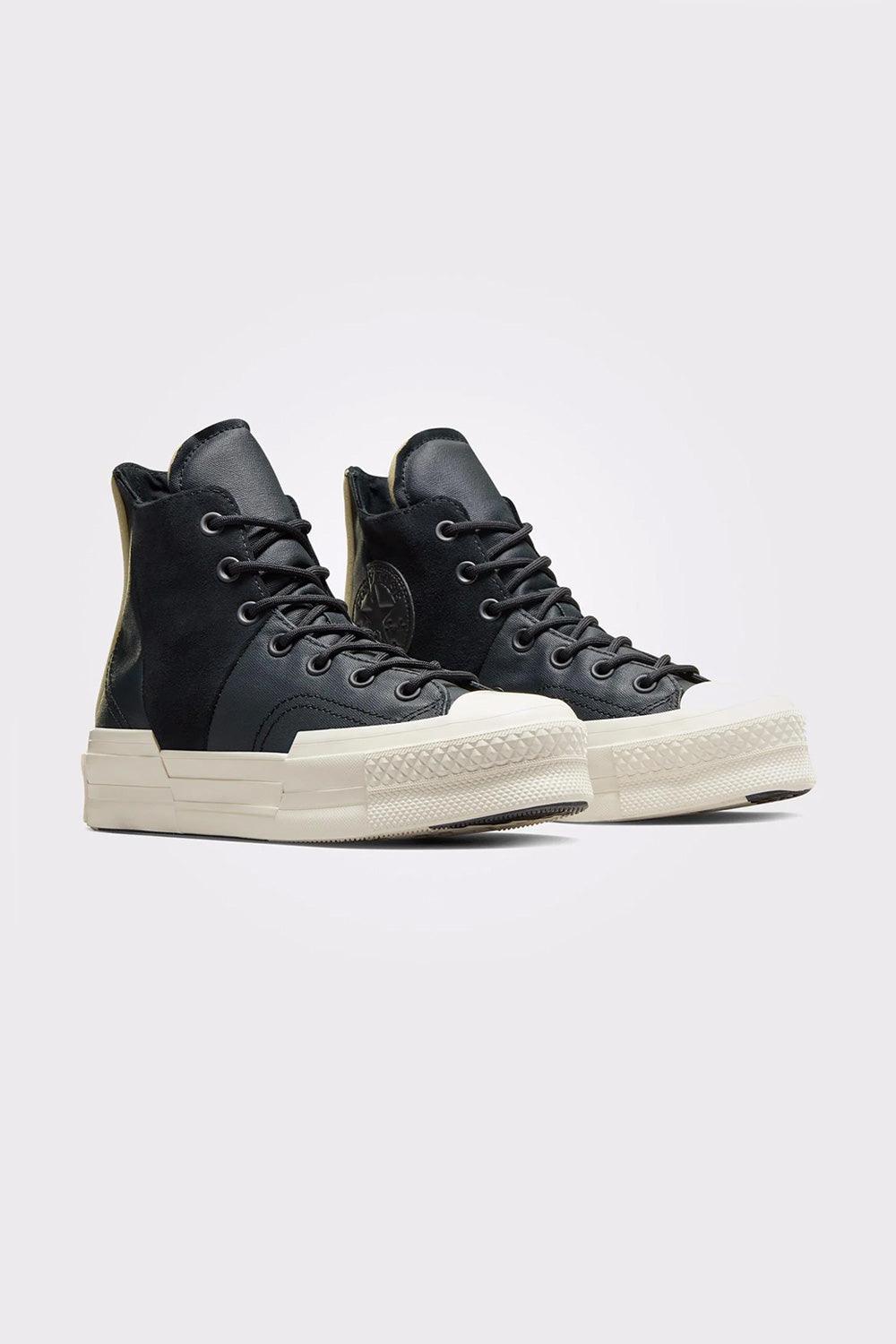 Converse-Chuck 70 Plus Mixed Material Black-Sneakers-2-milagron.live