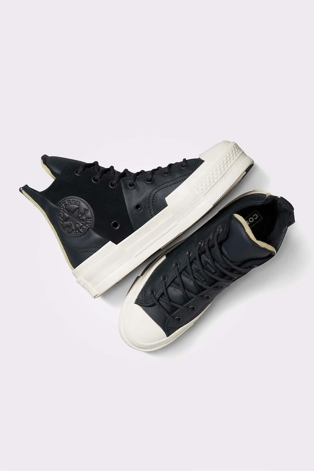 Converse-Chuck 70 Plus Mixed Material Black-Sneakers-3-milagron.live