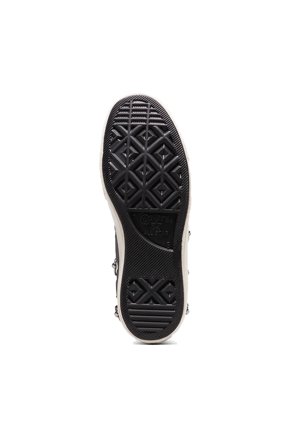 Converse-Chuck 70 Unisex Siyah Deri Piercieng Detaylı Sneakers-Sneakers-6-milagron.live