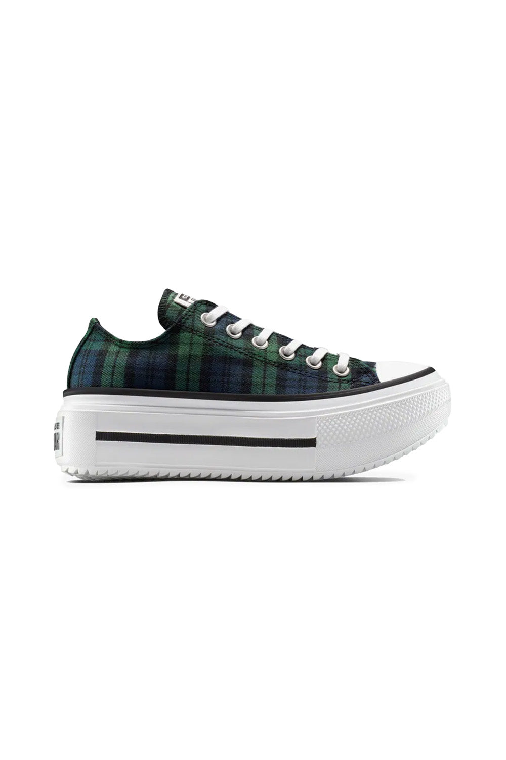 Converse-Chuck Taylor All Star Double Stack Platform Ekoseli Kadın Sneakers-Sneakers-1-milagron.live