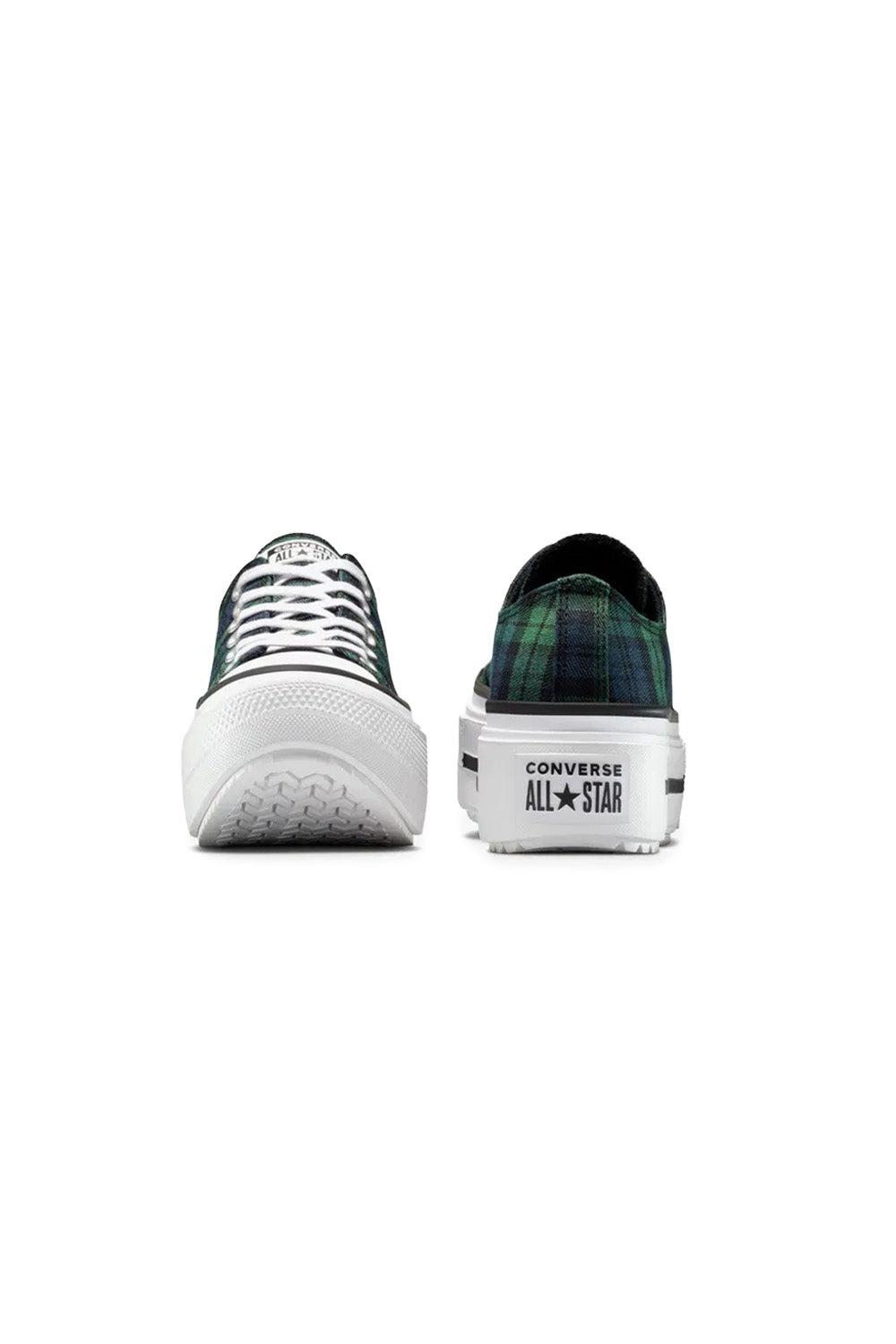 Converse-Chuck Taylor All Star Double Stack Platform Ekoseli Kadın Sneakers-Sneakers-5-milagron.live