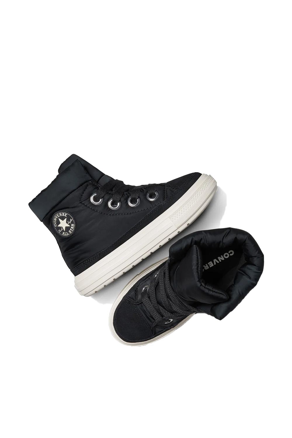 Converse-Chuck Taylor All Star Elements Genç Elyaf Dolgulu Siyah Bot-Sneakers-6-milagron.live