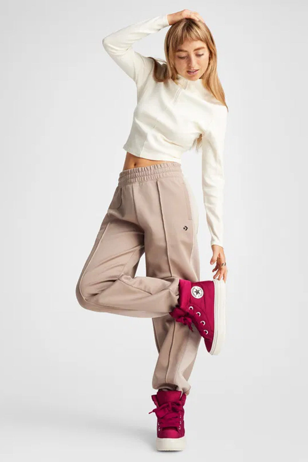 Converse-Chuck Taylor All Star Elements Kadın Elyaf Dolgulu Pembe Bot-Bot-9-milagron.live