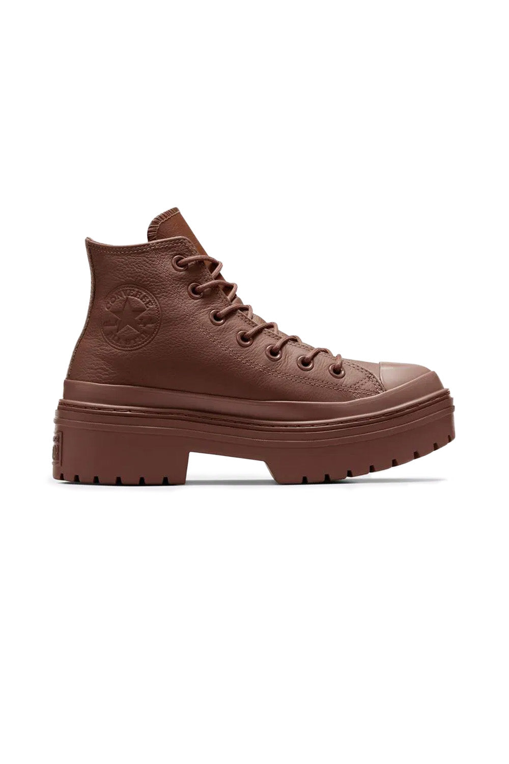 Converse-Chuck Taylor All Star Lugged Heal Platform Kahverengi Kadın Deri Bot-Bot-1-milagron.live
