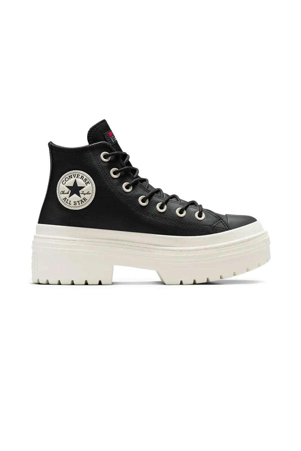 Converse-Chuck Taylor All Star Lugged Heal Platform Siyah Kadın Deri Bot-Bot-1-milagron.live