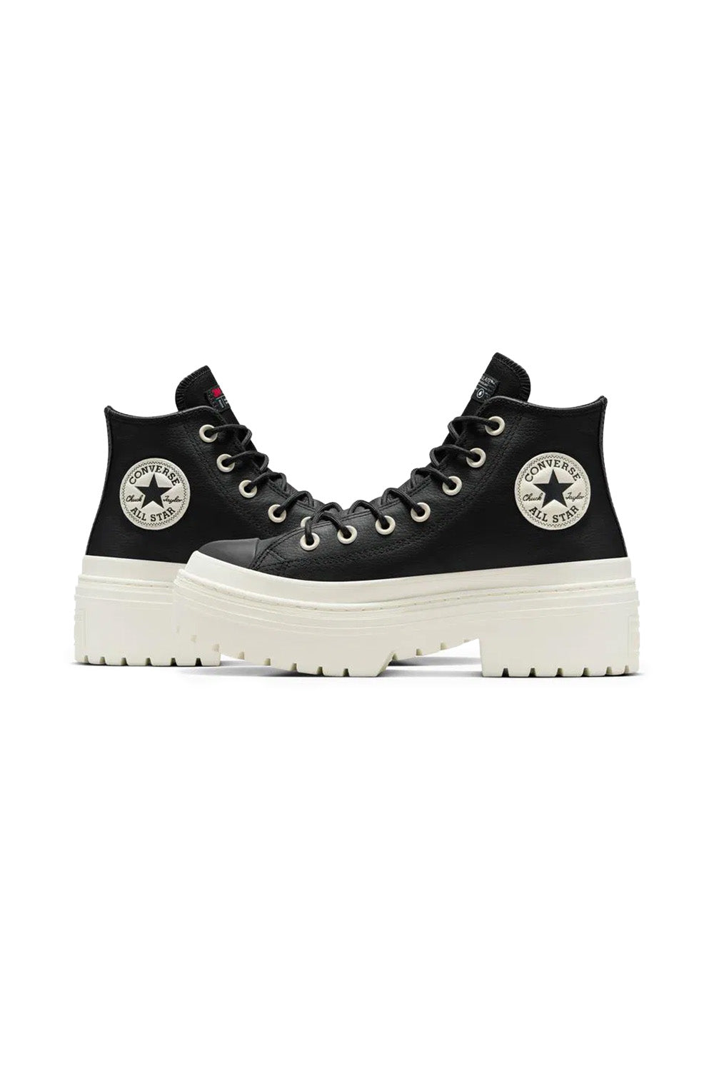Converse-Chuck Taylor All Star Lugged Heal Platform Siyah Kadın Deri Bot-Bot-5-milagron.live