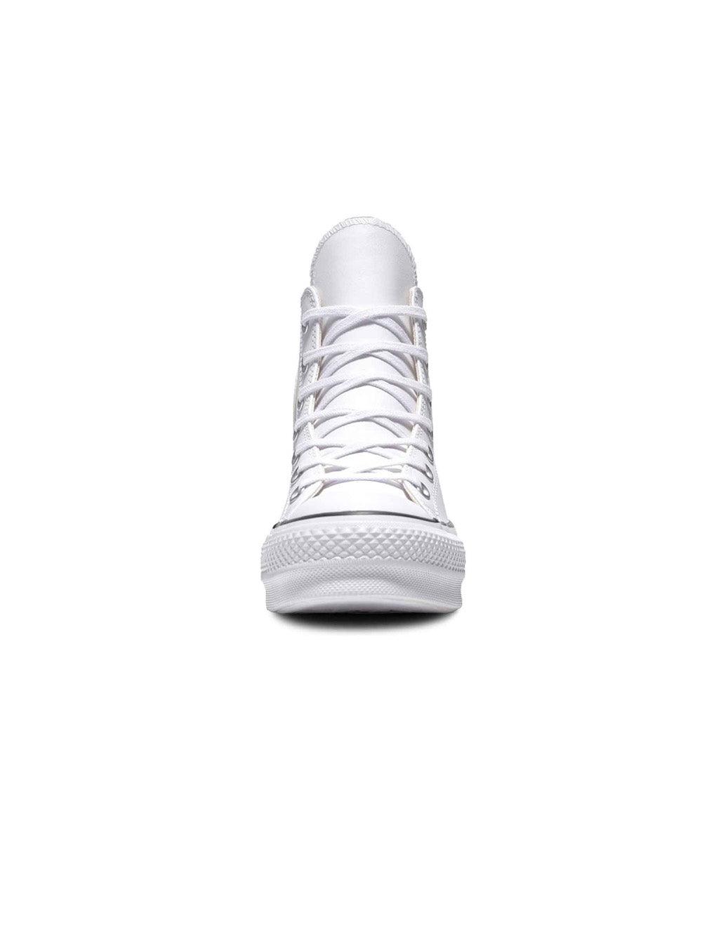 Converse-Clean Leather Platform Chuck Taylor All Star White/Black/White-Sneakers-4-milagron.live