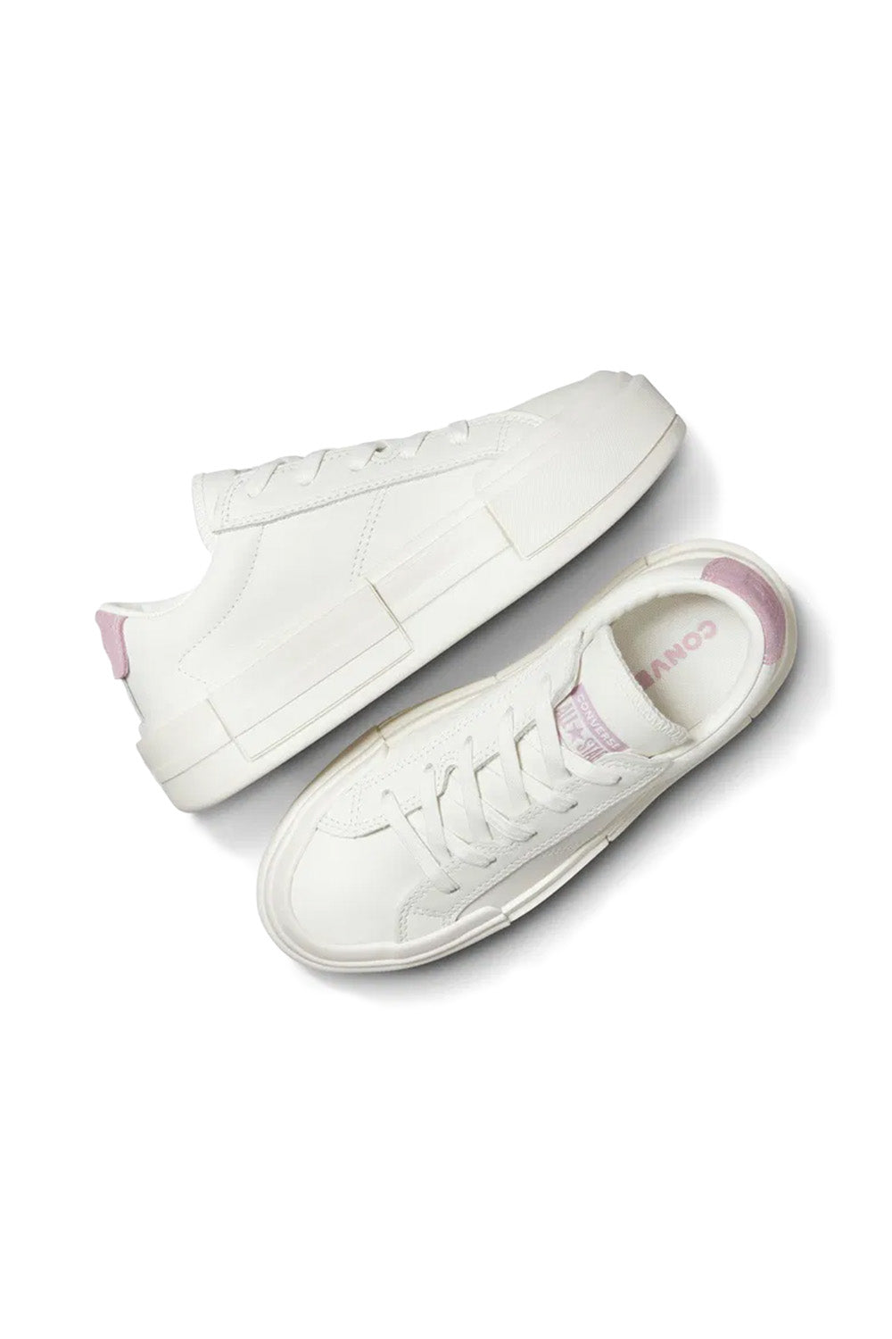 Converse-Cruise Leather Platform Beyaz Deri Kadın Sneakers-Sneakers-2-milagron.live