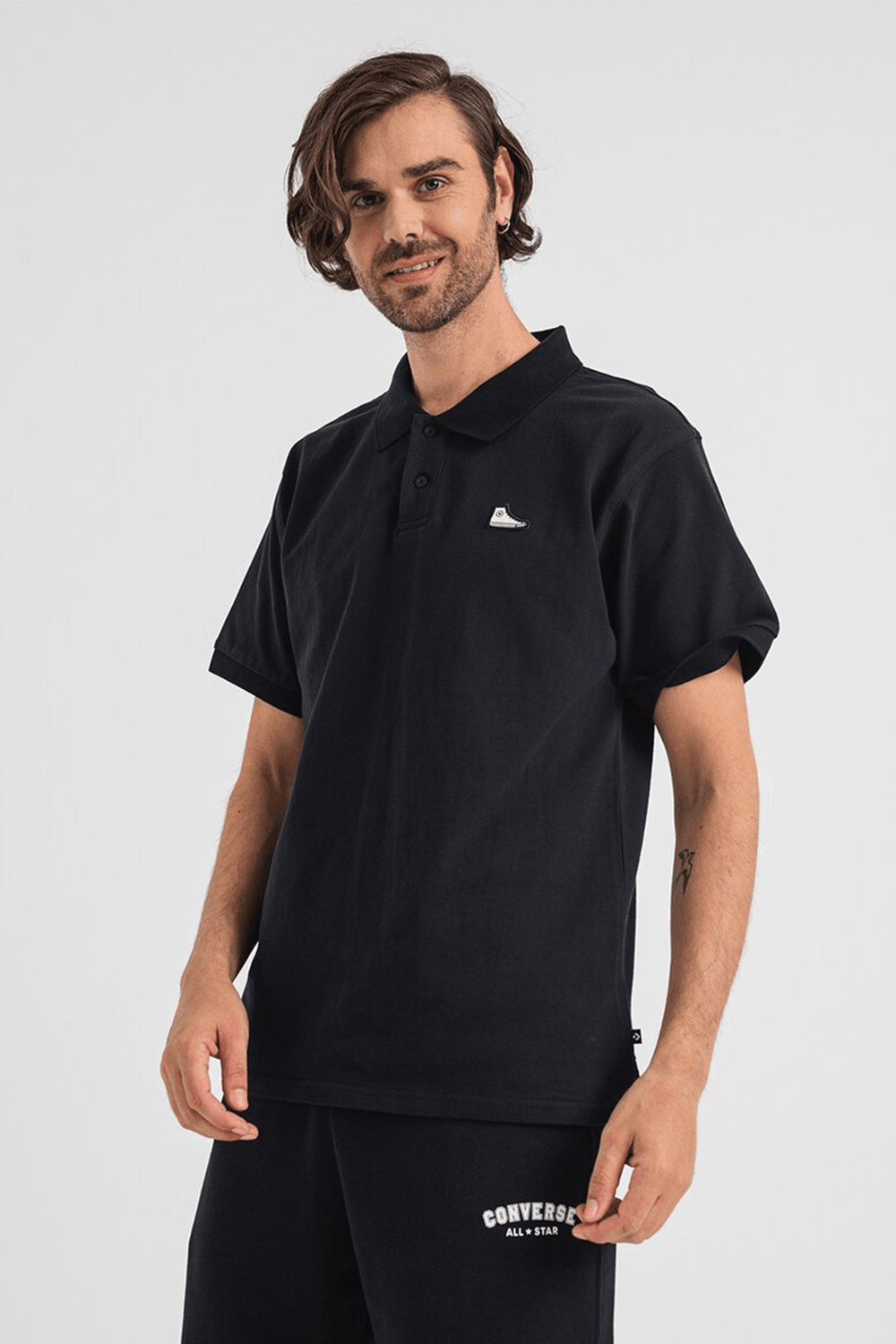 Converse-Shoe Patch Polo Shirt-T-Shirts-3-milagron.live