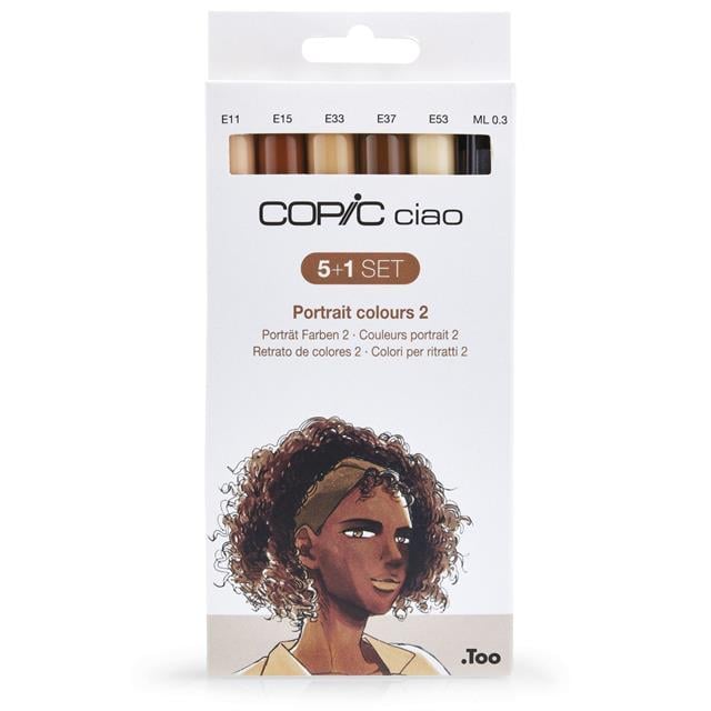 Copic-Ciao 5+1 Set Portrait Colors 2-Çizim Kalemi-1-milagron.live