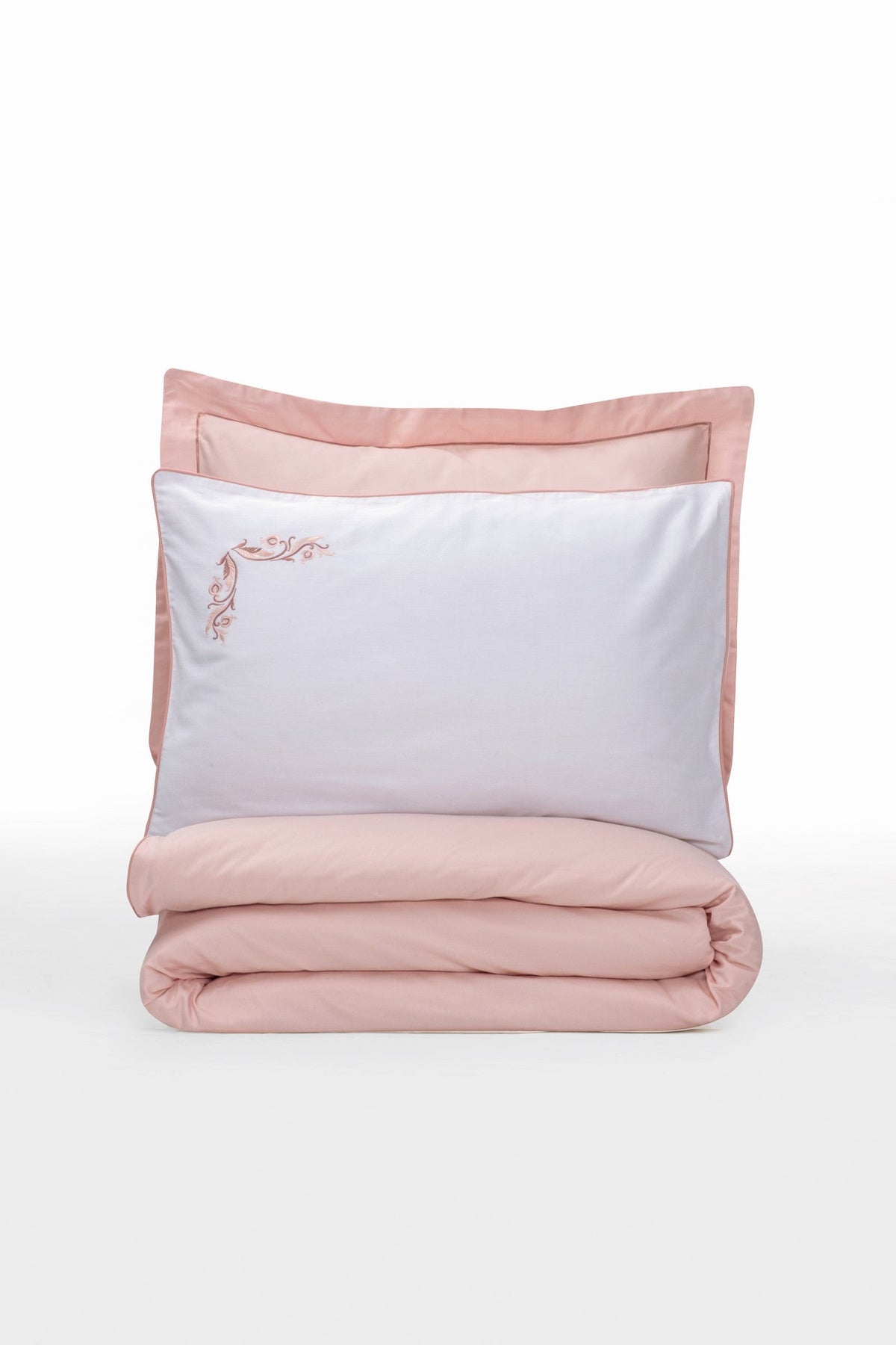 Cotton Box-Elite Saten Çift Kişilik Nevresim Takımı Melinda Pembe-Nevresim Takımı-3-milagron.live