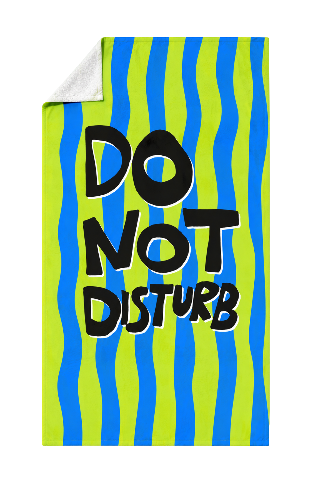 Heatwave Plaj Havlusu Do Not Disturb Yeşil