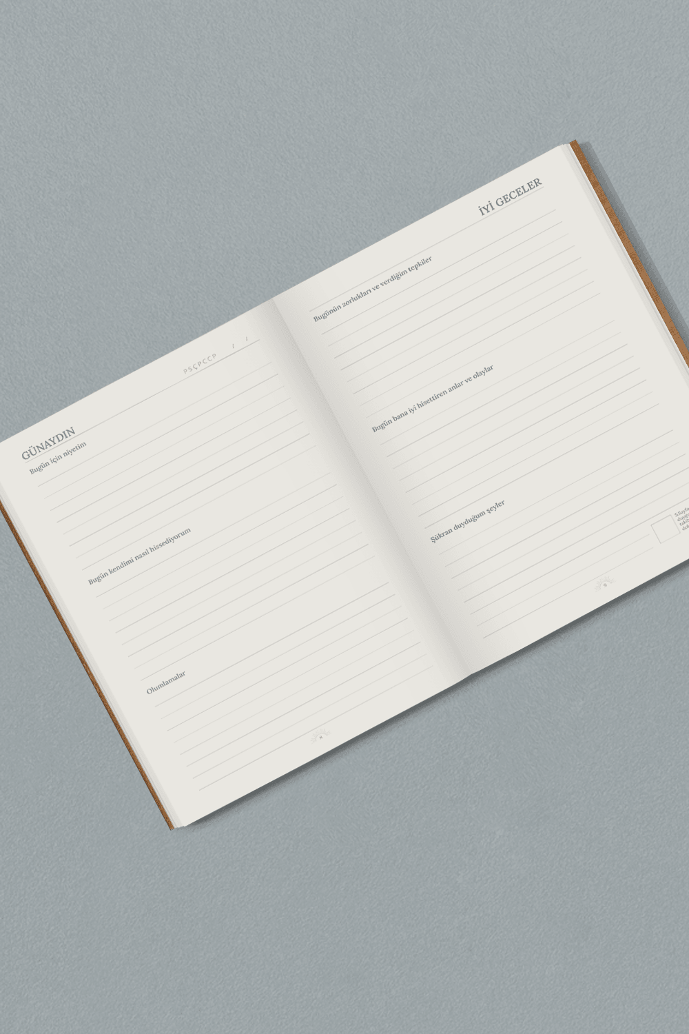 Daily Me Wellbeing-Wellbeing Journal (Türkçe)-Ajanda-4-milagron.live