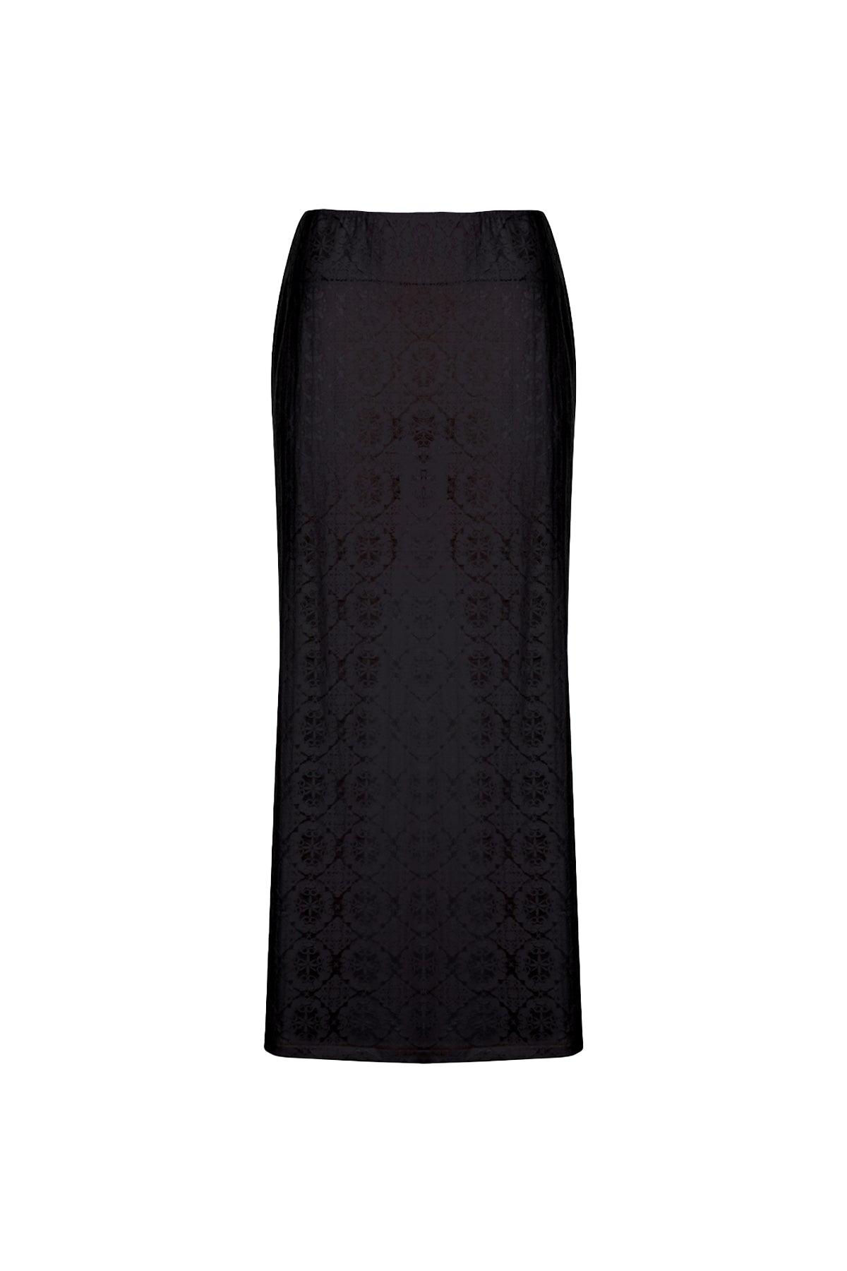 Lace-Slit Skirt