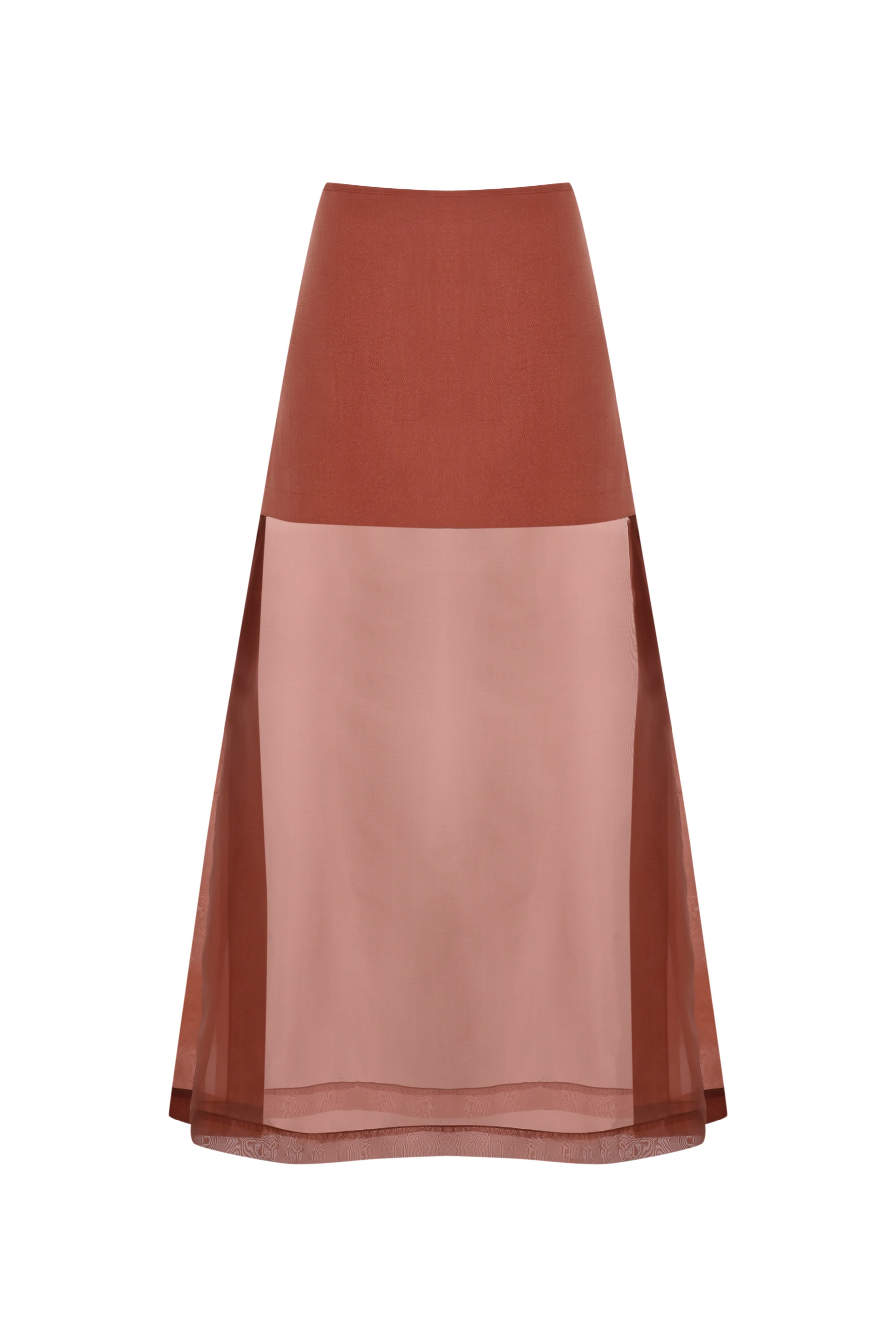 Death Is Easy-Mid Length Organza Skirt-Etek-3-milagron.live
