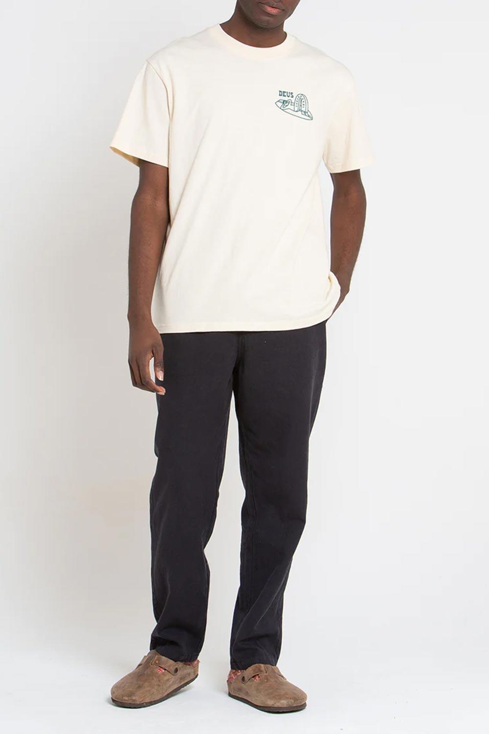 Deus-Layback Tee Dirty White-T-Shirts-5-milagron.live