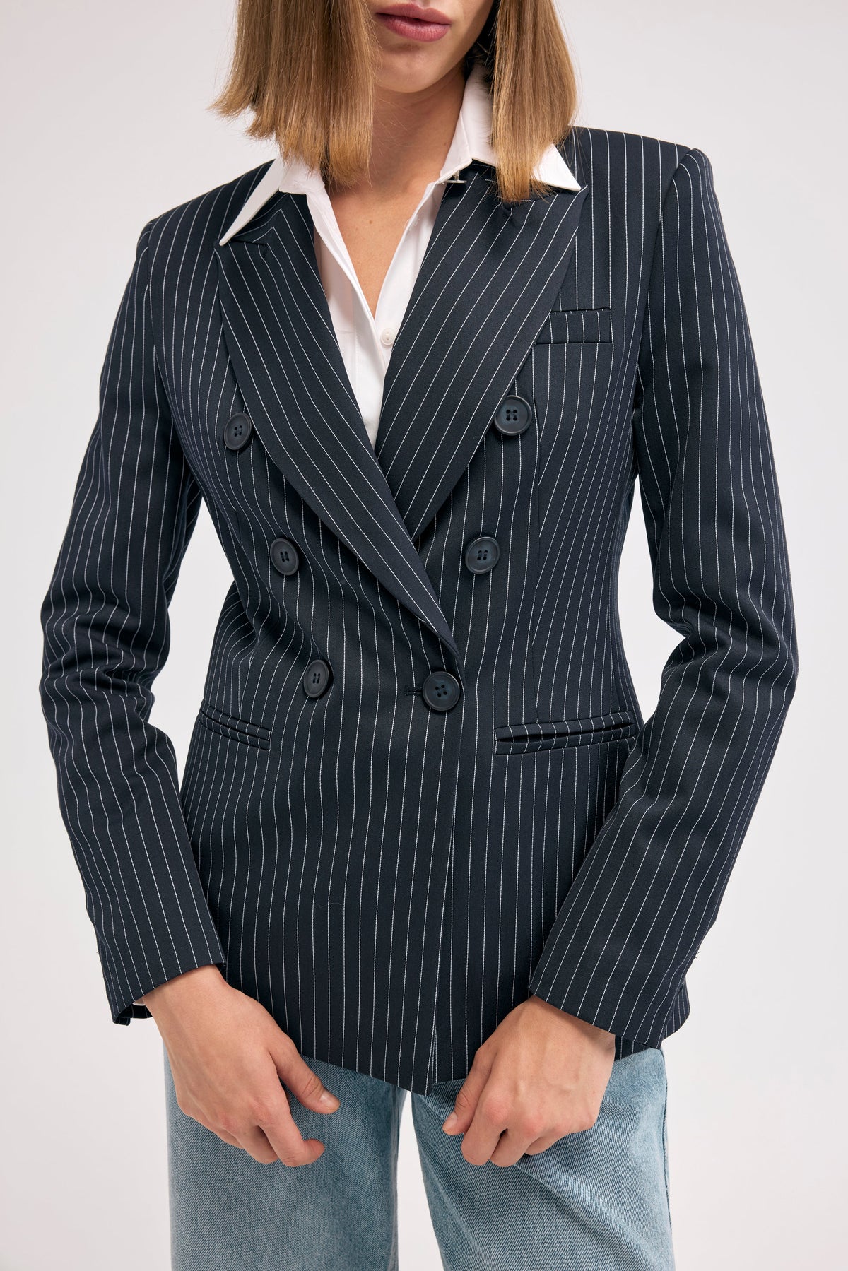 Diagonal-Blazer Ceket-Ceket-4-milagron.live