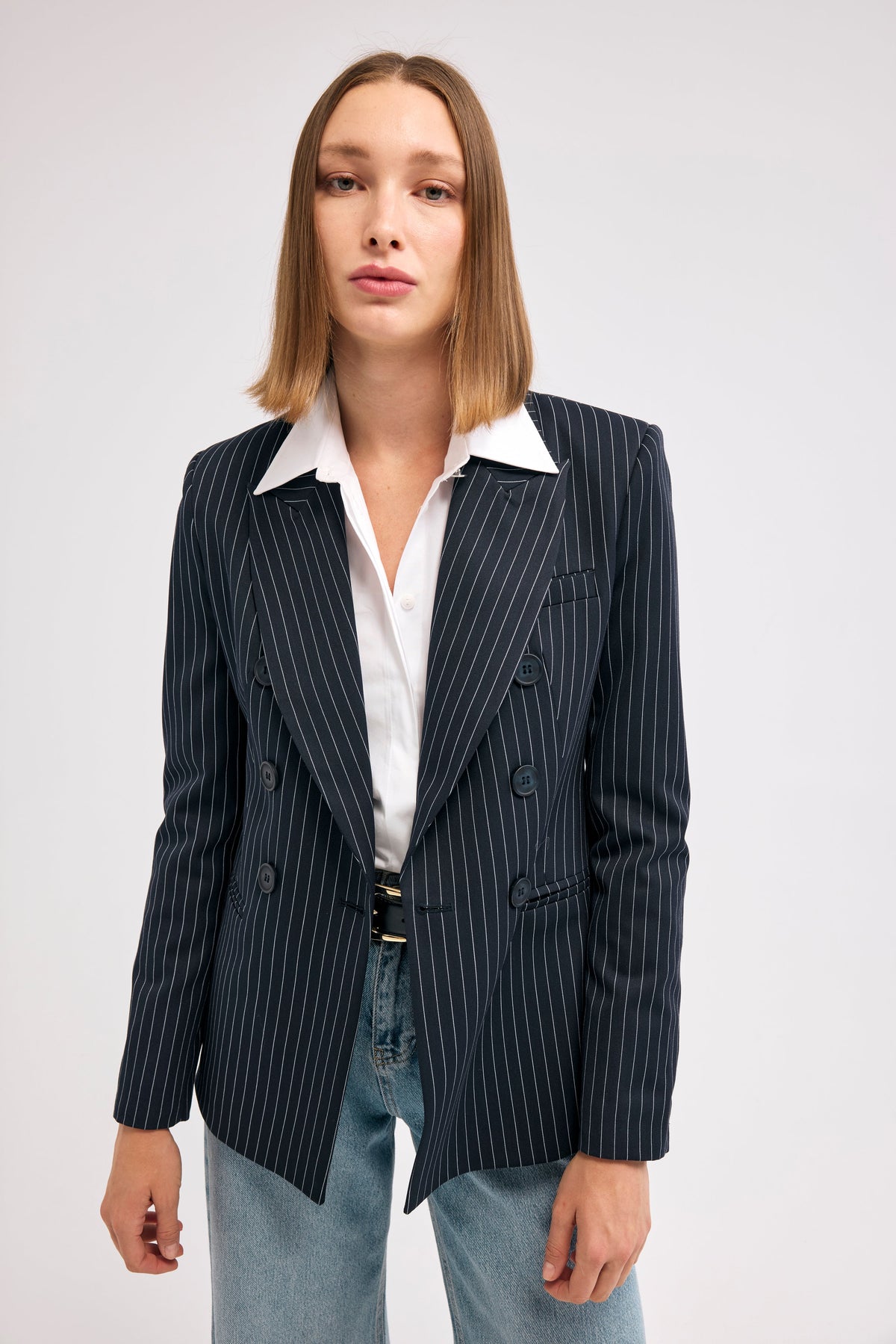 Diagonal-Blazer Ceket-Ceket-6-milagron.live