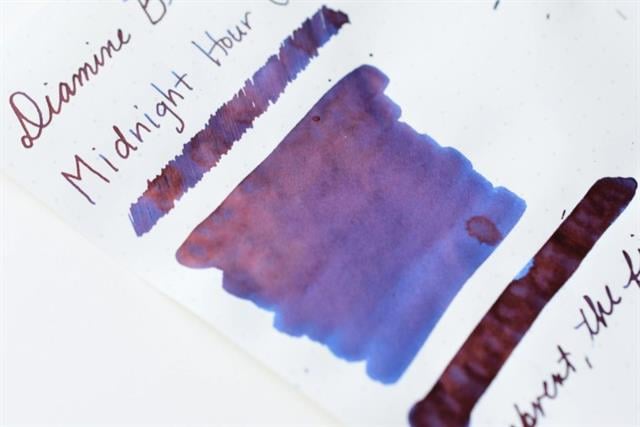 Diamine-Diamine Inkvent Collection Sheen Mürekkep 50ml Midnight Hour-Mürekkep-6-milagron.live