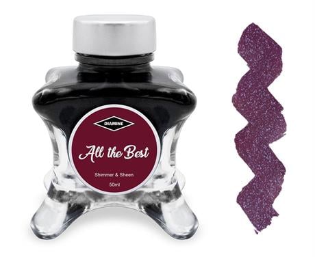 Diamine-Diamine Inkvent Red Shimmer&Sheen All The Best 2022-Mürekkep-1-milagron.live