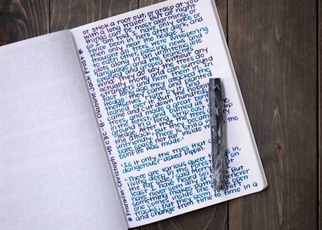 Diamine-Diamine Inkvent Shimmer&Sheen Jack Frost-Mürekkep-4-milagron.live