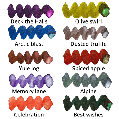 Diamine Inkvent Green Edition Chameleon Arctic Blast Mürekkep 50 Ml
