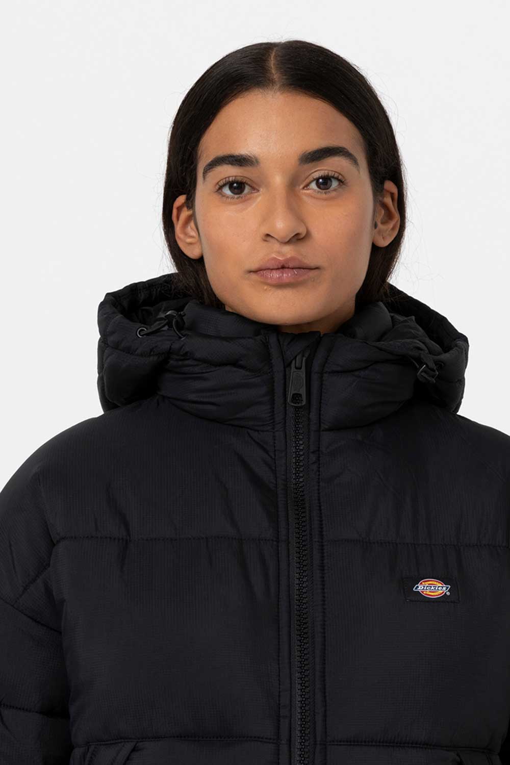 Dickies-Alatna Oversized Puffer Black-Ceket-4-milagron.live