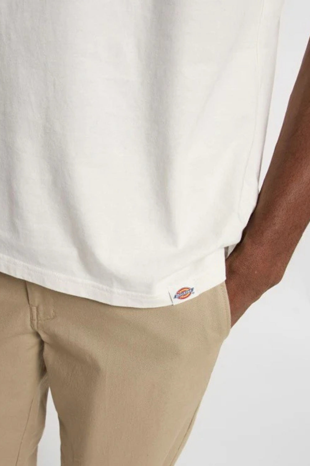 Dickies-Flag Tee SS Egret-T-Shirts-4-milagron.live